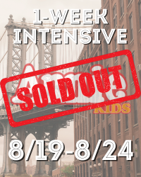 Annie Kids Logo, 1-Week Intensive, August 19 to August 24, Sold Out - join the waitlist here